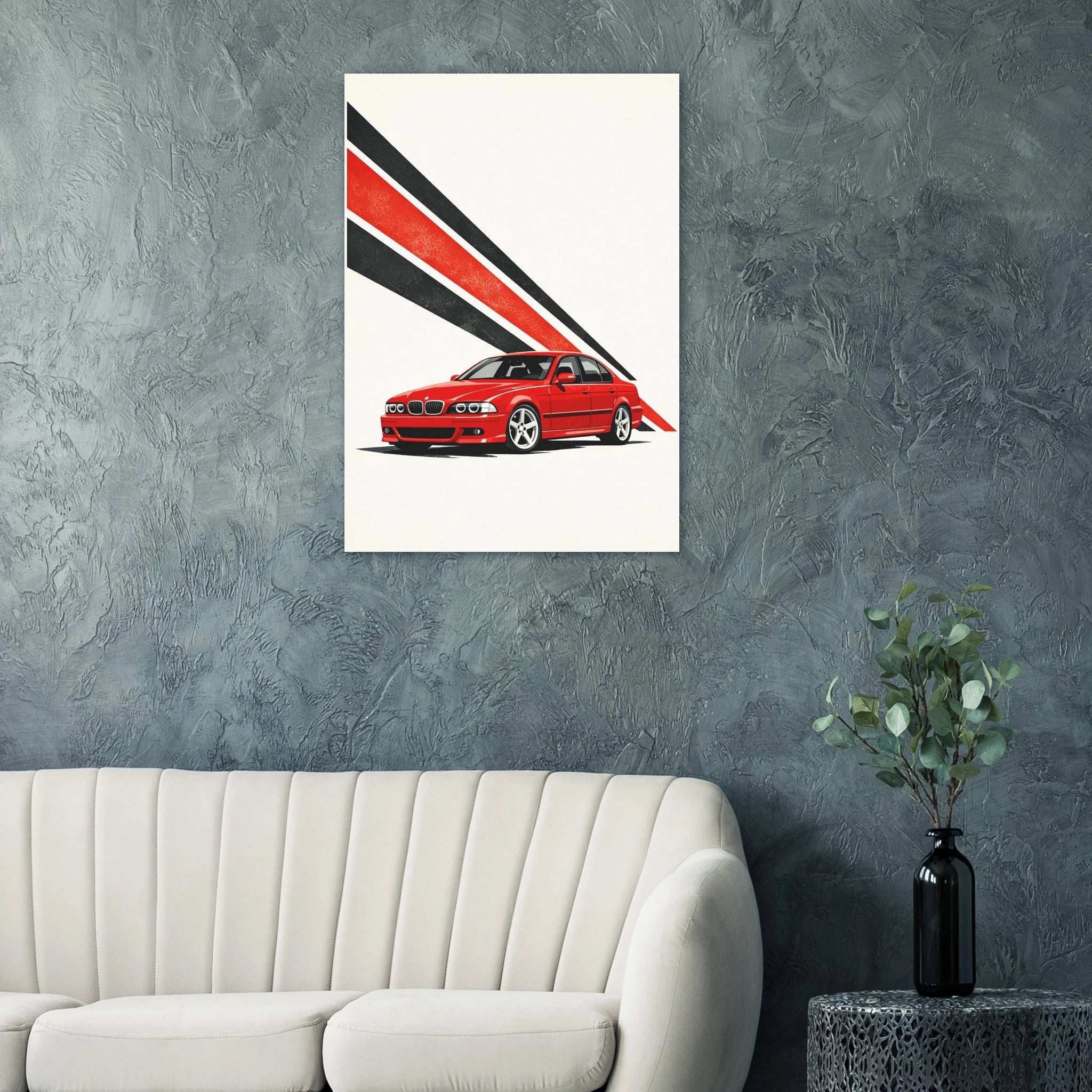 BMW E39 M5 Brutalist Print wall art print by Twentydee