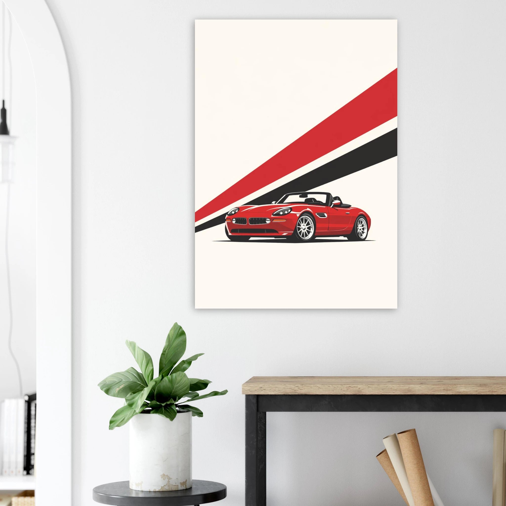 BMW Z8 | Brutalist Print wall art print by Twentydee