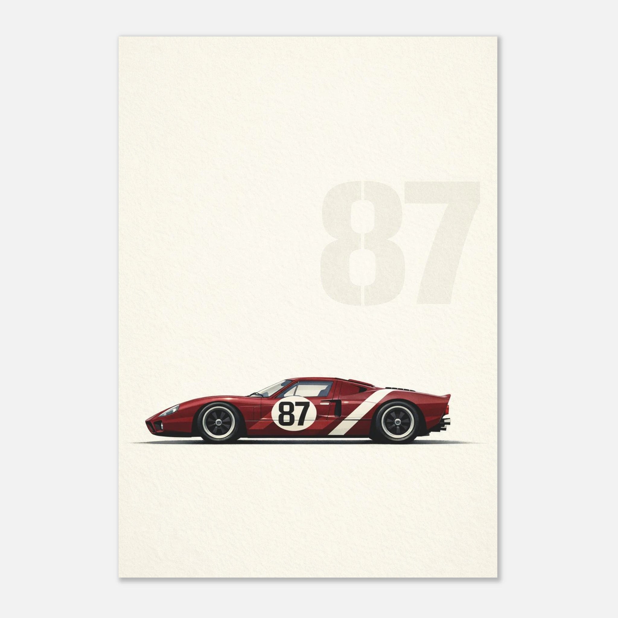 Ford GT40 | Racing Poster wall art print by Twentydee