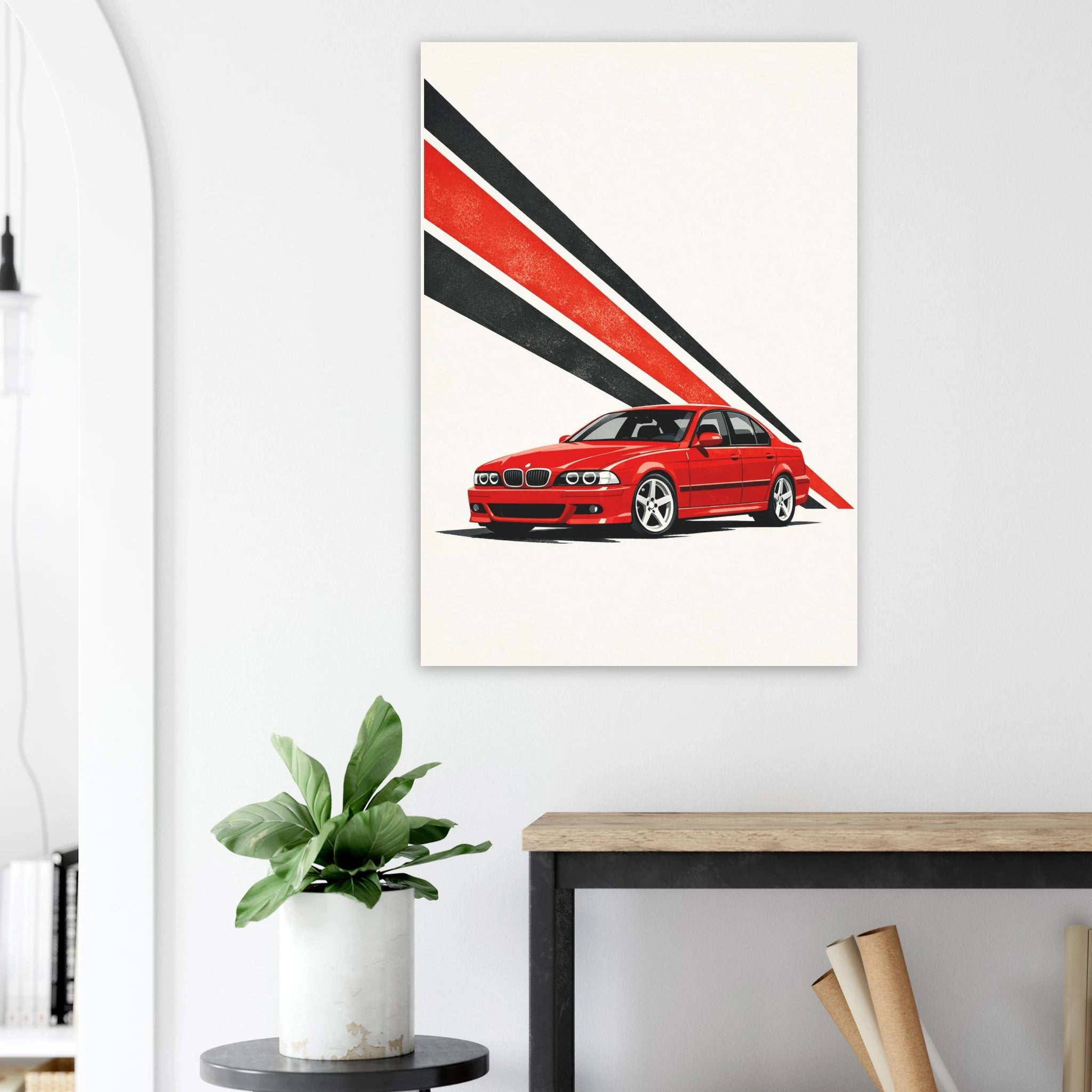 BMW E39 M5 Brutalist Print wall art print by Twentydee