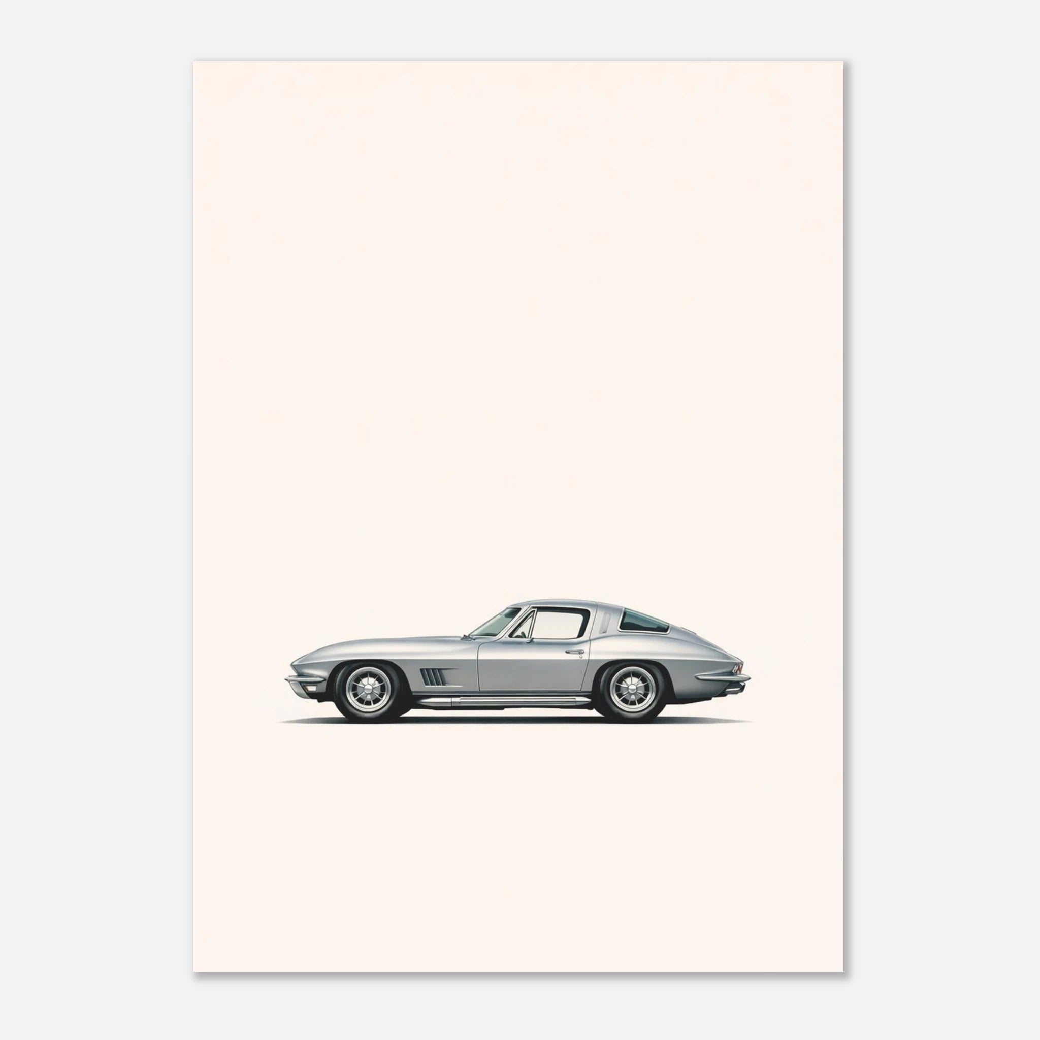 Chevrolet Corvette C2 wall art print by Twentydee