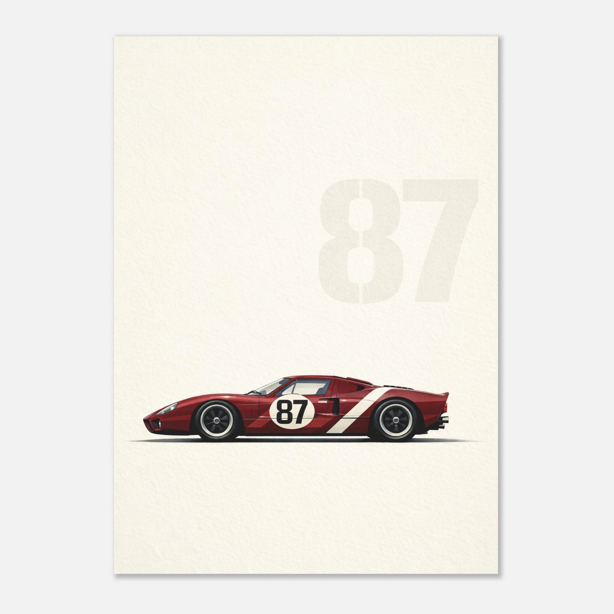 Ford GT40 | Racing Poster wall art print by Twentydee