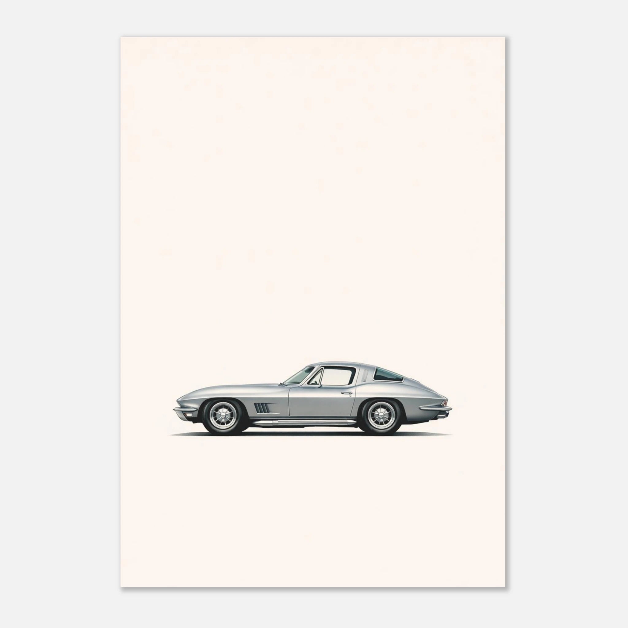 Chevrolet Corvette C2 wall art print by Twentydee