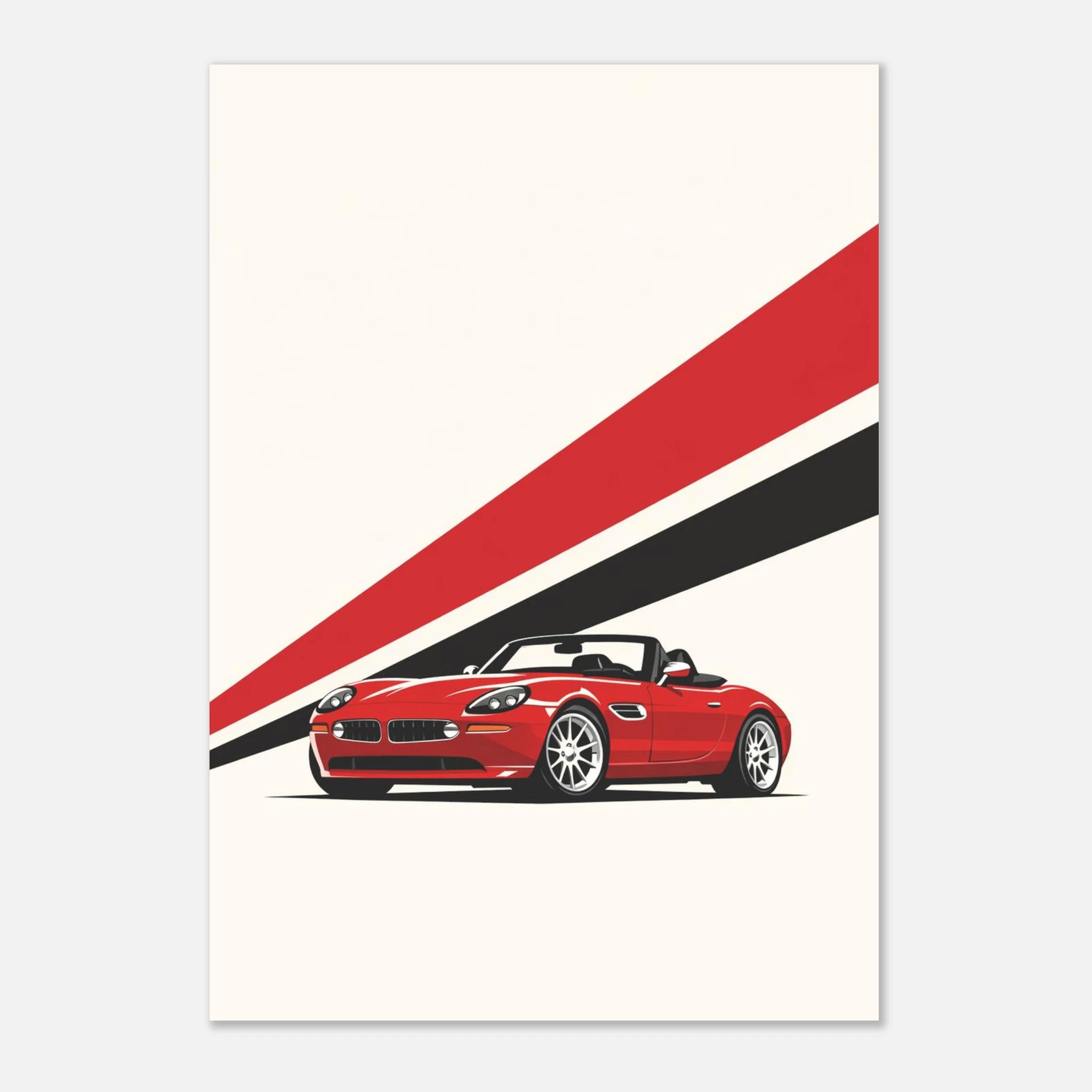 BMW Z8 | Brutalist Print wall art print by Twentydee