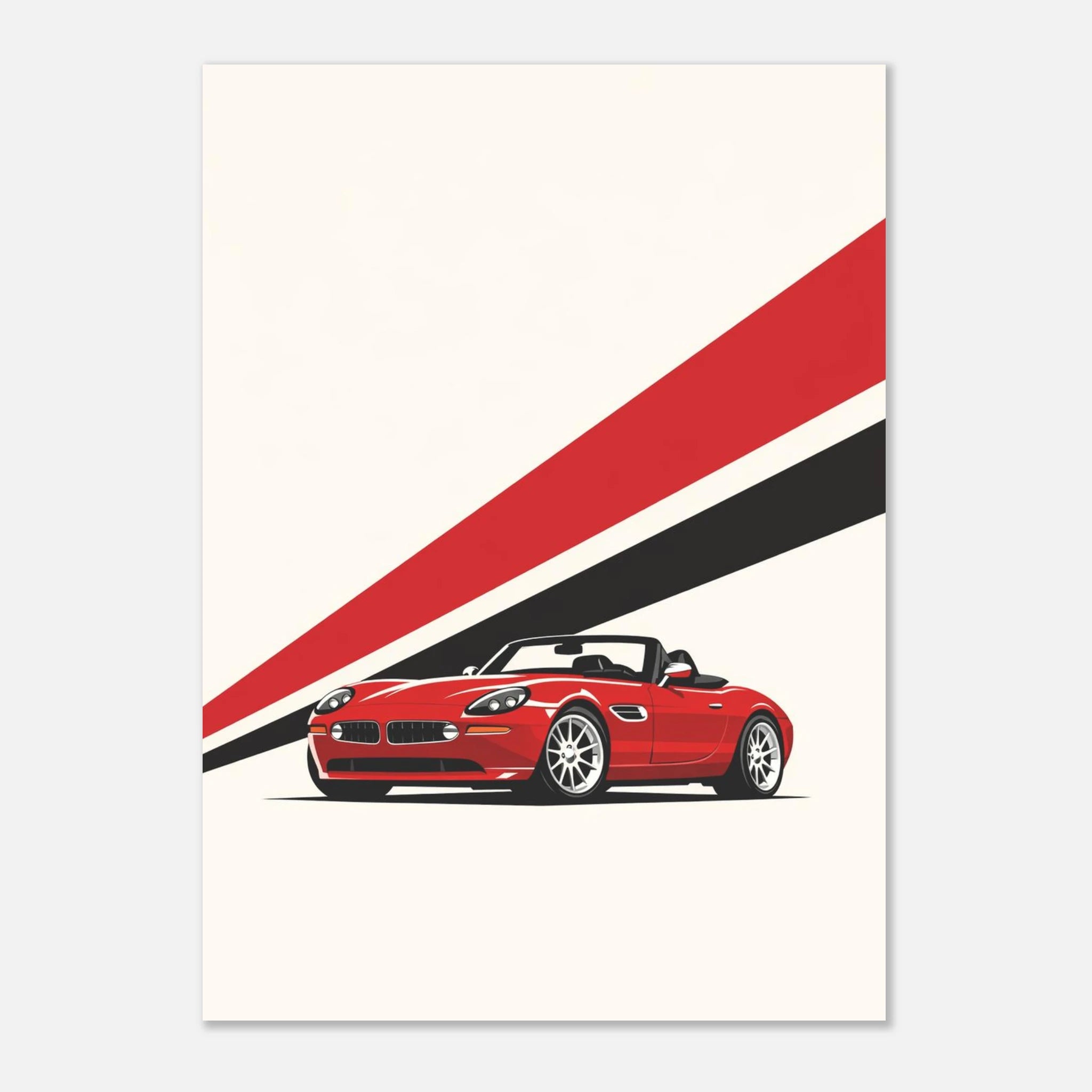 BMW Z8 | Brutalist Print wall art print by Twentydee