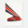 BMW E39 M5 Brutalist Print wall art print by Twentydee